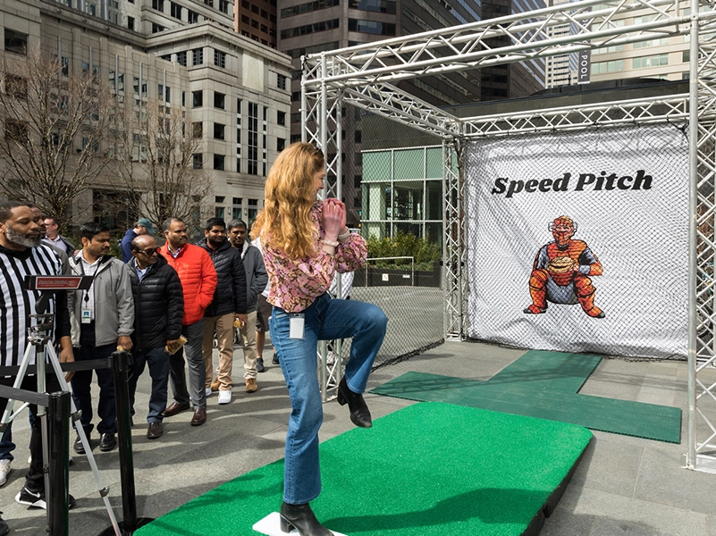 Baseball Speed Pitch Action 1