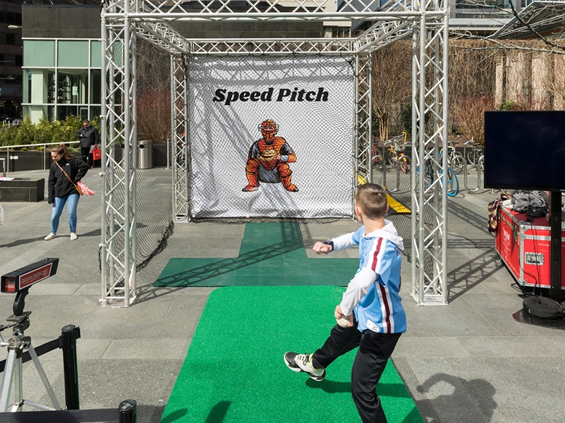 Baseball Speed Pitch Action