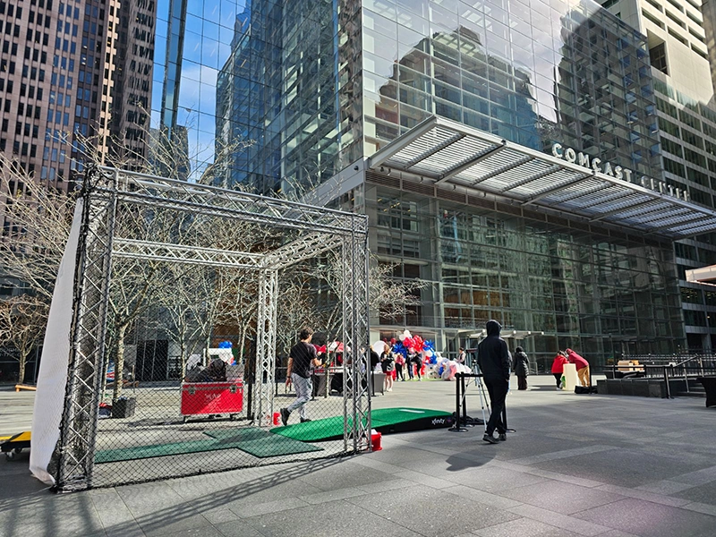 Baseball Speed Pitch Rentals Side